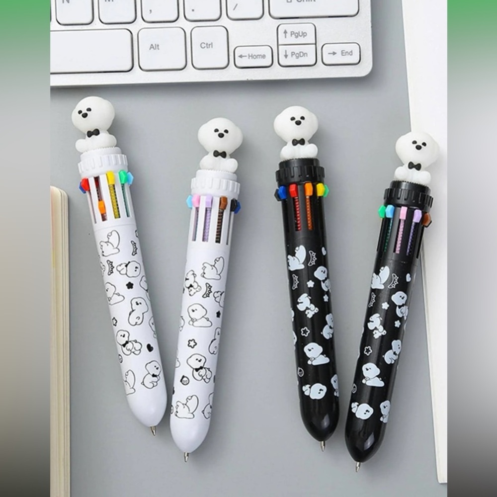 $2 Multi Colored Task Pen puppy or bear